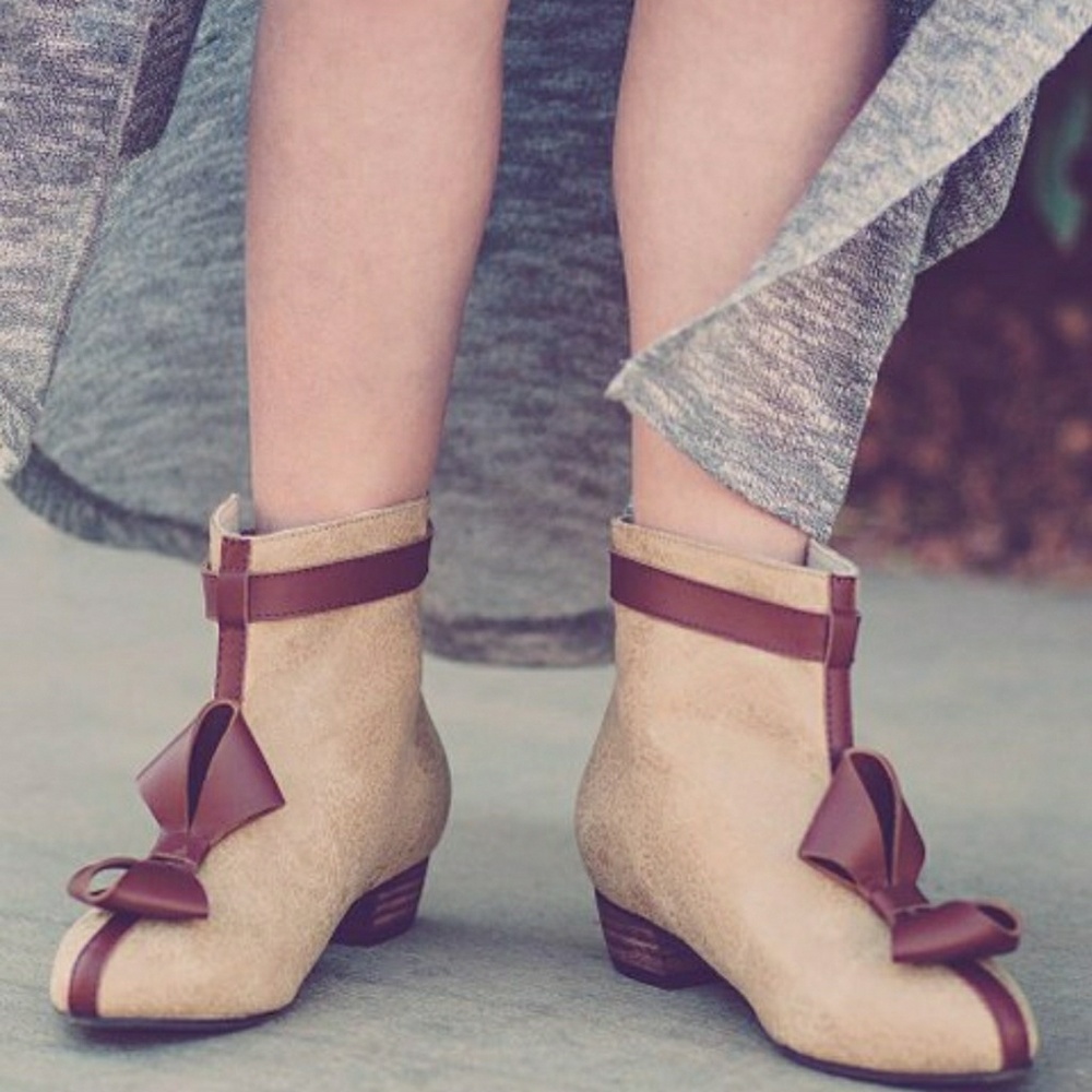 SOLD Joyfolie Girls Dalia Bow Bootie Boot Youth 3 - Picture 6 of 8